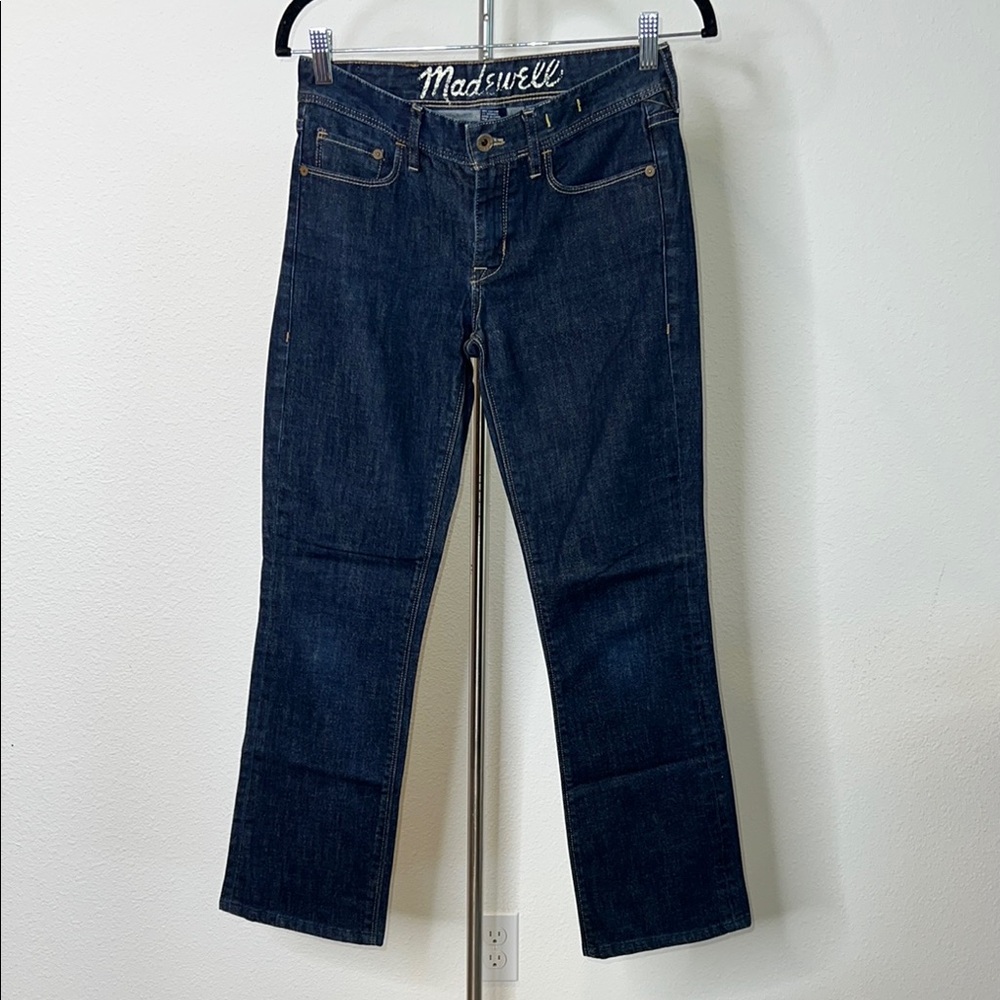 Madewell Bootlegger Dark Wash Denim Jeans